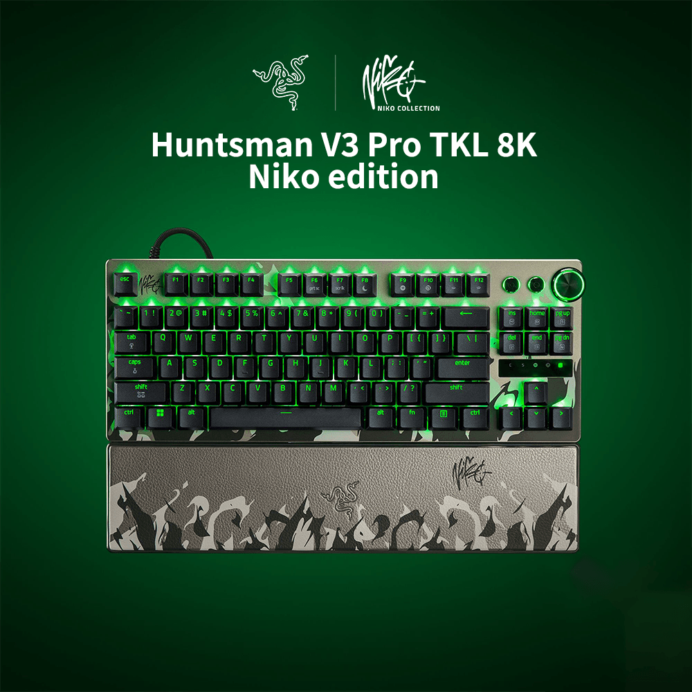 RAZER 雷蛇 Huntsman V3 Pro TKL 8K Niko edition 機械式鍵盤(光軸/英文)