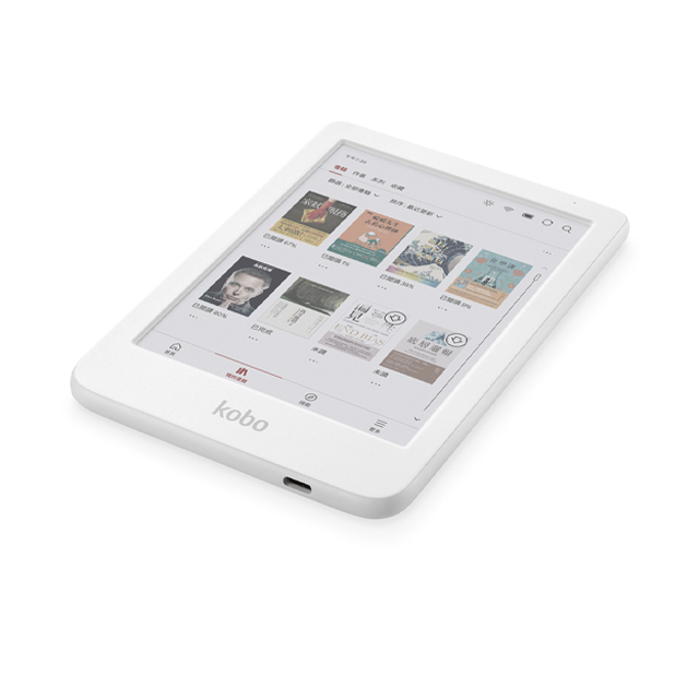 Kobo 樂天Clara Colour 6吋彩色電子書閱讀器 白。16GB