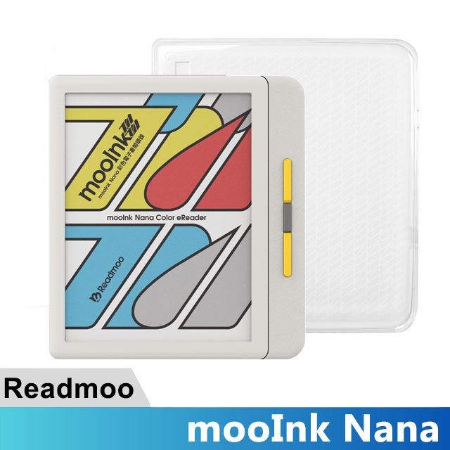 Readmoo 讀墨7 吋mooInk Nana 彩色電子書閲讀器(透明殼套組) - PChome