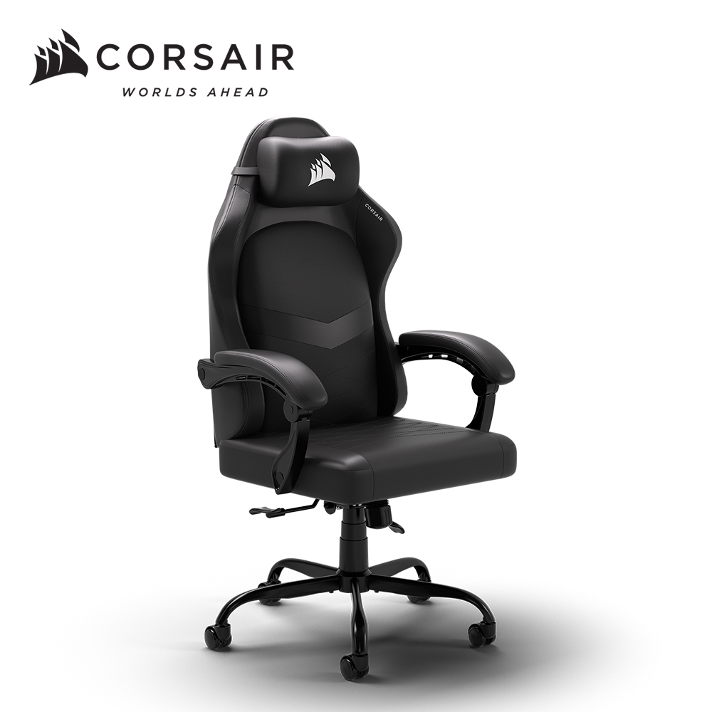 CORSAIR 海盜船 TC80 布皮 電競椅(黑色)