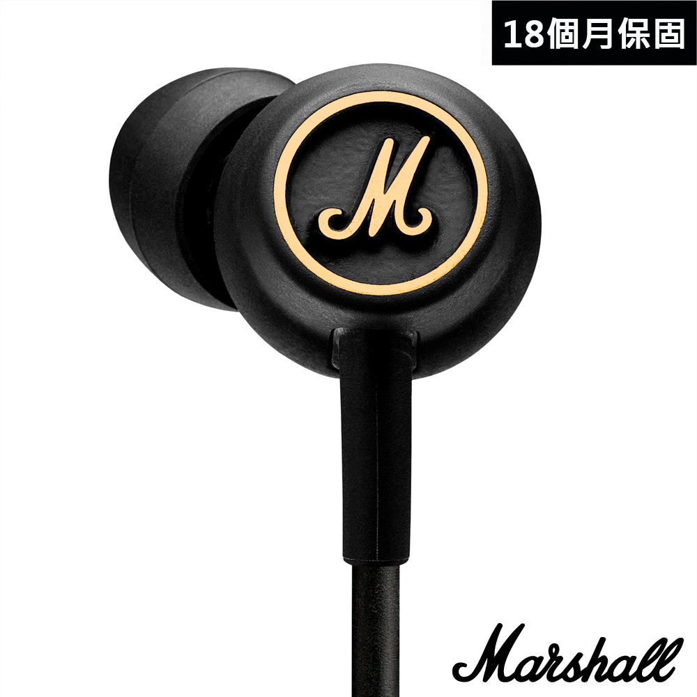 Marshall 英國 Mode EQ 入耳式麥克風耳機(黑銅色)