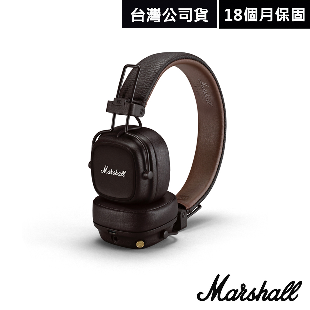 Marshall Major V 藍牙耳罩式耳機-第五代經典黑- PChome 24h購物
