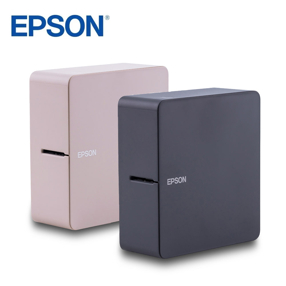 EPSON 愛普生 LW-C650 智慧藍牙標籤機(芝麻灰/櫻花粉)