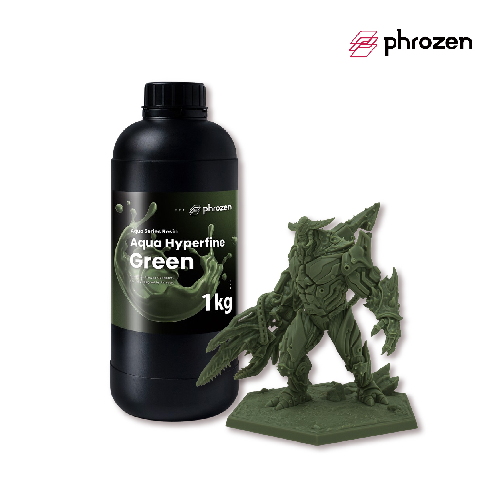 Phrozen 普羅森 湖水超高精細樹脂 - 野戰綠 (1KG裝)3D列印耗材 DT00008941