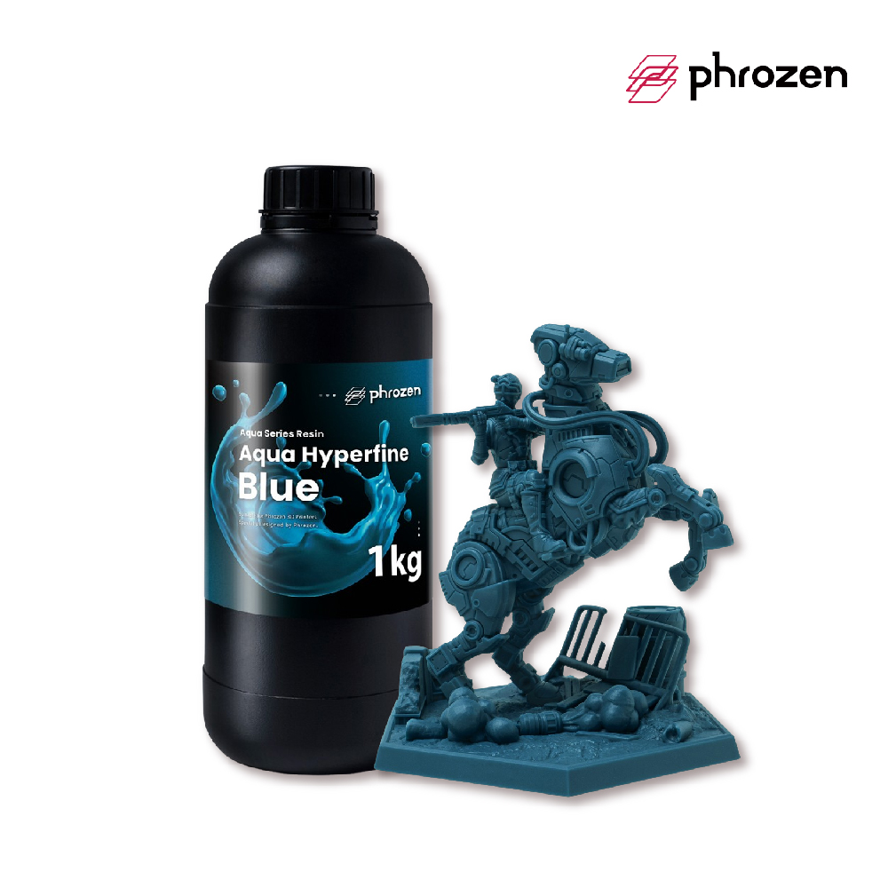Phrozen 普羅森 湖水超高精細樹脂 - 孔雀藍 (1KG裝)3D列印耗材 DT00008939