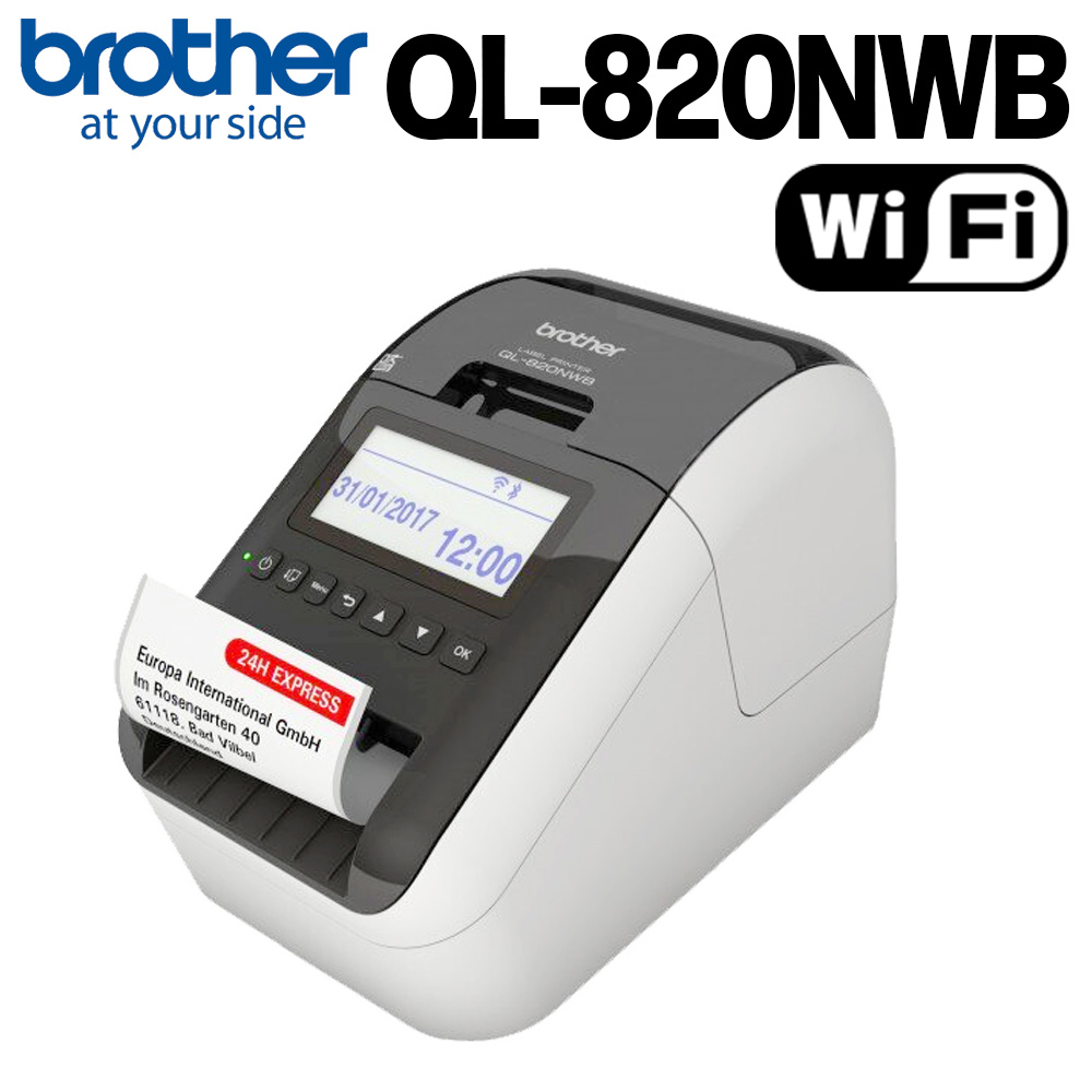 BROTHER 兄弟牌 QL-820NWB 超高速無線網路(WI-FI)標籤列印機