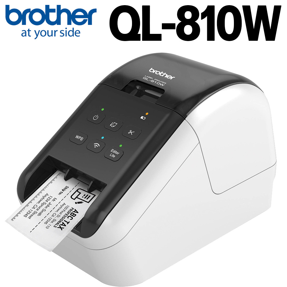 BROTHER 兄弟牌 QL-810W 超高速無線網路(WI-FI)標籤列印機