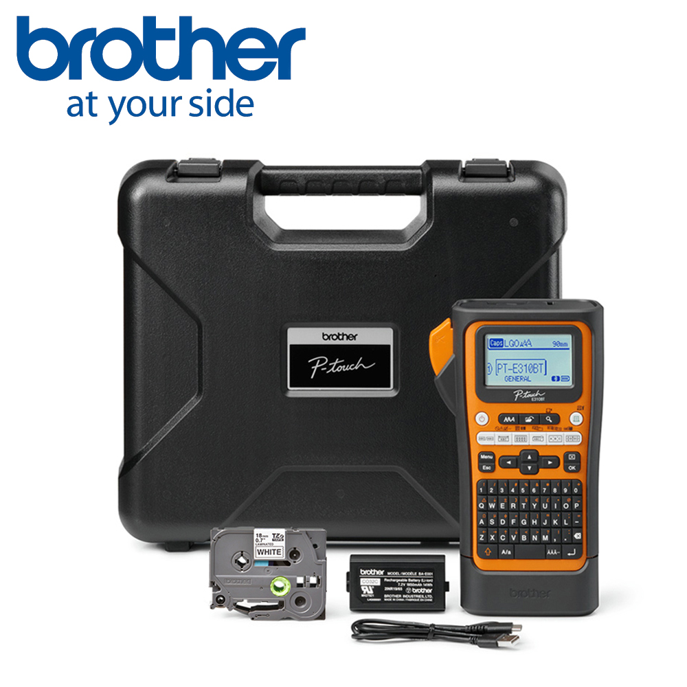 BROTHER 兄弟牌 PT-E310BTVP 工業用手持式藍芽專業標籤機