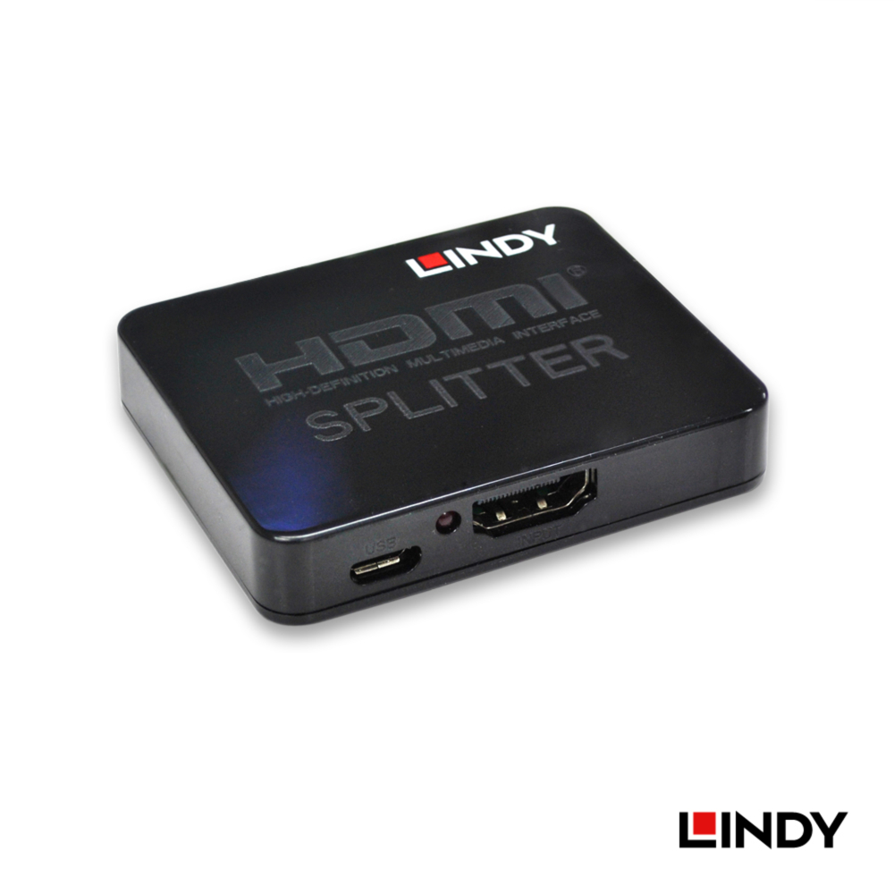 迷你型HDMI1.4 10.2G 一進二出分配器