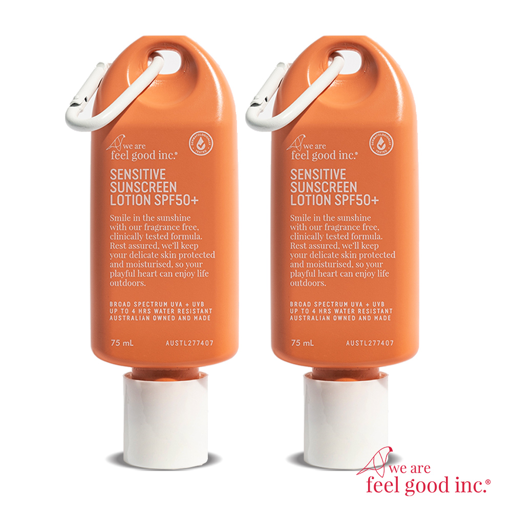 敏感肌專用耐水防曬乳SPF50+ 75ml/瓶 X2瓶