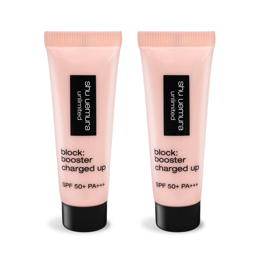 Shu Uemura 植村秀 無極限全效亮白精華防曬乳 SPF50+ PA+++(粉色)(10ml)X2-公司貨
