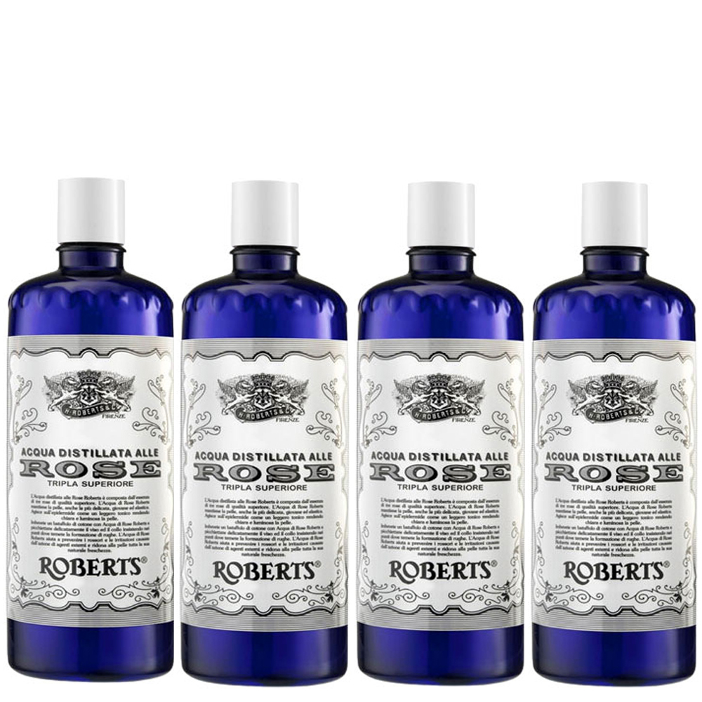 義大利 Manetti Roberts 玫瑰化妝水 300ml *4