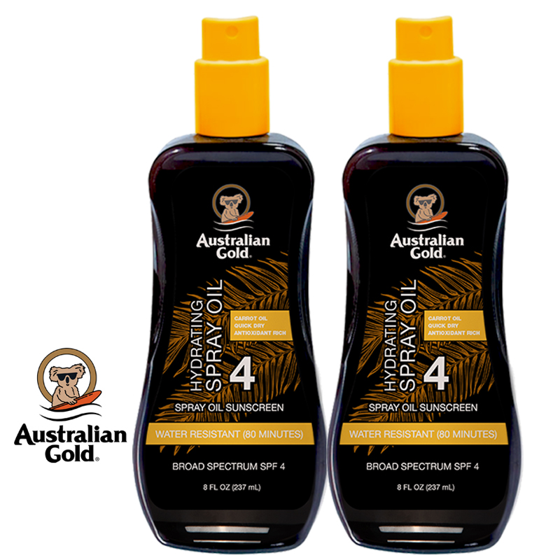 Australian Gold 金色澳洲防護胡蘿蔔助曬油SPF4 237ml 2