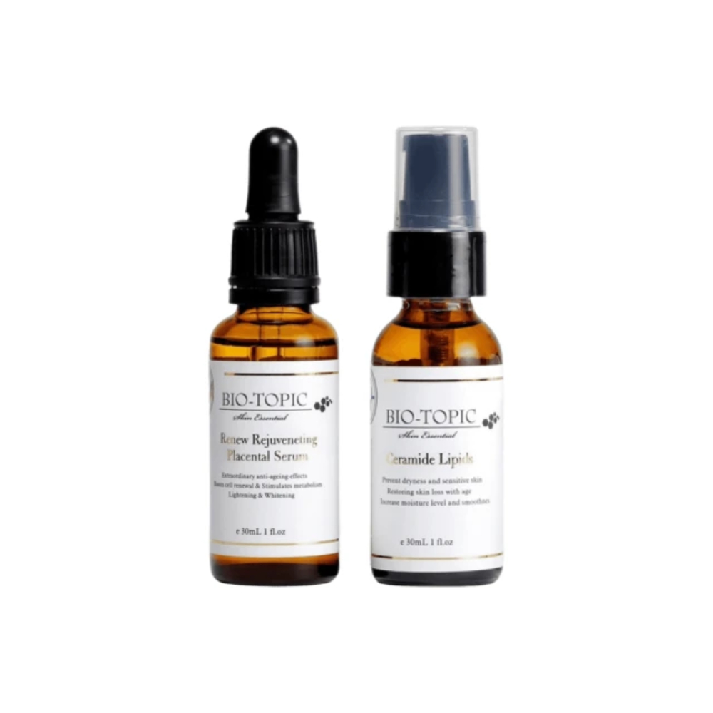 BIO-TOPIC 塔碧絲 活齡超值A組(活齡玫瑰胎盤精純露30ml +活齡神經醯胺精純露30ml)