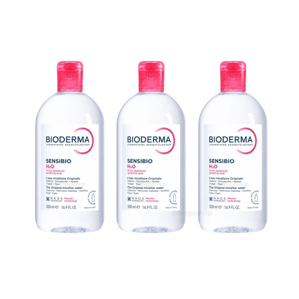 BIODERMA 舒敏高效潔膚液 500ml Sensibio H2O三入組