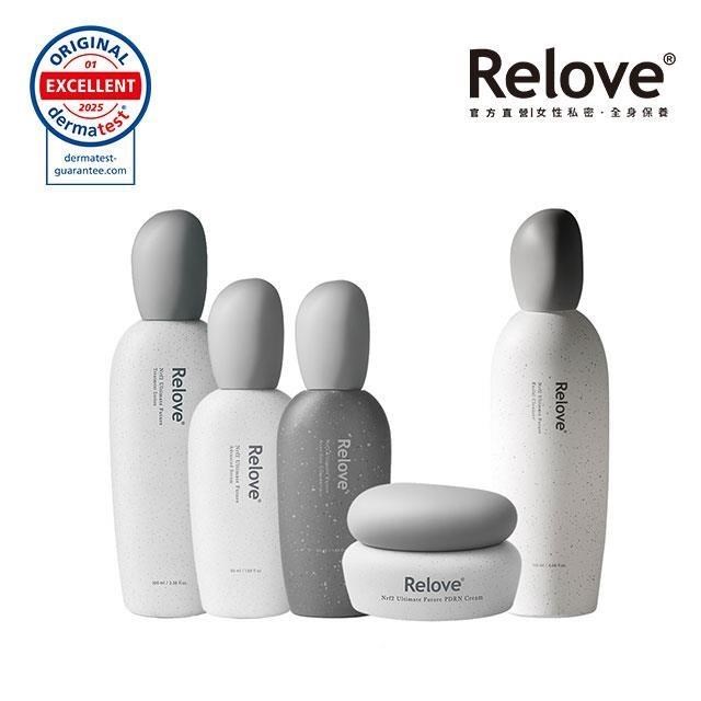 Relove 【贈潔顏露】外泌體控油抗痘組 (嫩皮水+小玻泌+零痘濃萃+PDRN拉絲霜)