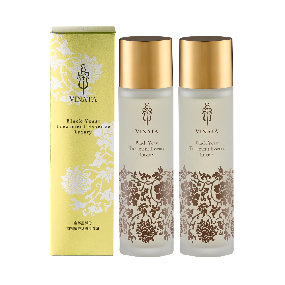 VINATA 台酒生技 金粹黑酵母酒粕逆齡活膚青春露120ml 2入組 公司貨