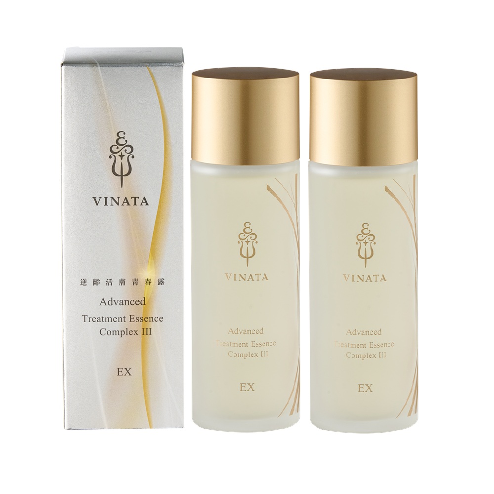 VINATA 台酒生技 酒粕精粹逆齡活膚青春露(銀耀)120ml 2入組 公司貨
