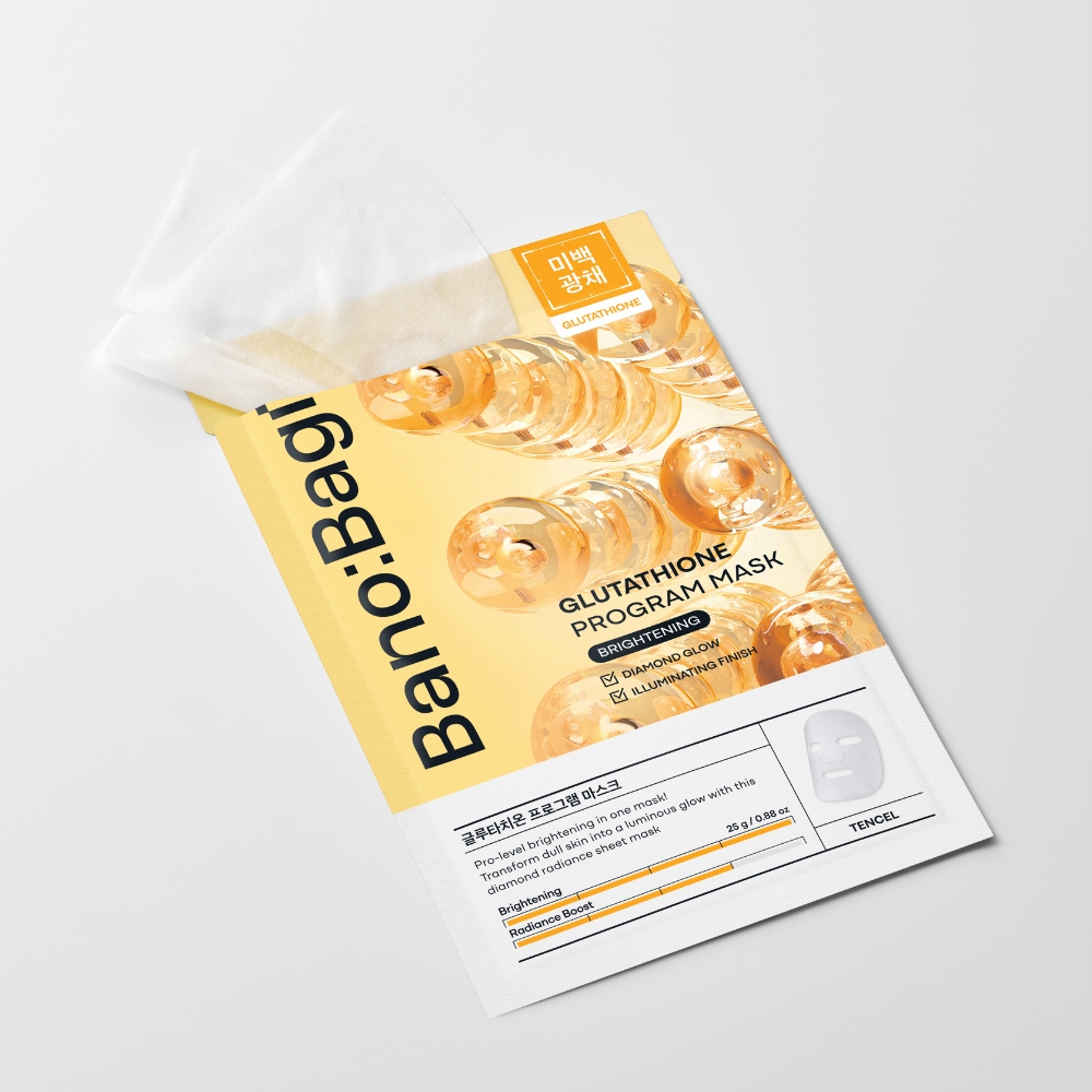 BANOBAGI 佰諾佰琪 穀胱甘肽亮白安瓶面膜 25g*5入/盒