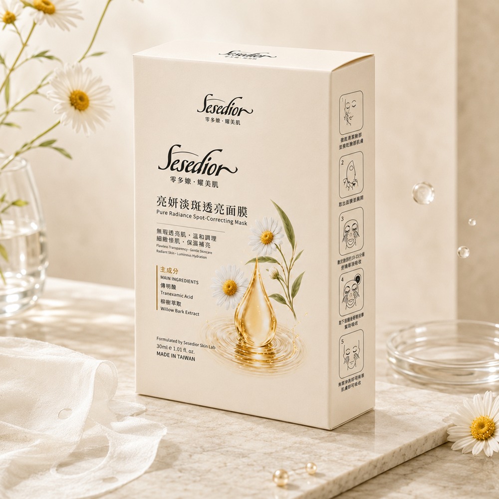 Sesedior 希希娣兒 【Sesedior】亮妍淡斑透亮面膜50片