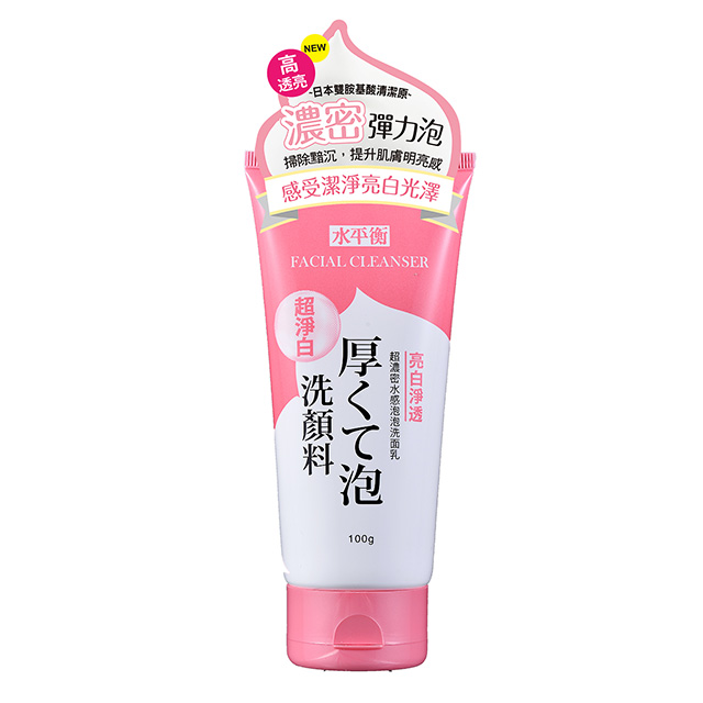 超濃密水感泡泡洗面乳-亮白淨透100g
