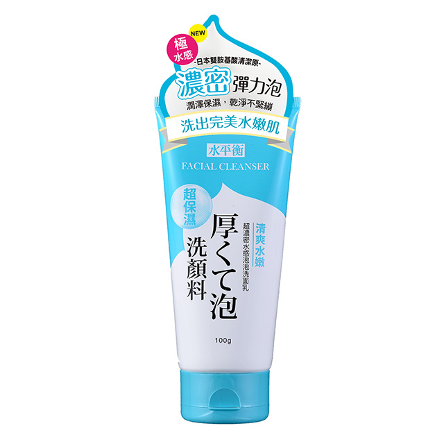 超濃密水感泡泡洗面乳-清爽水嫩100g