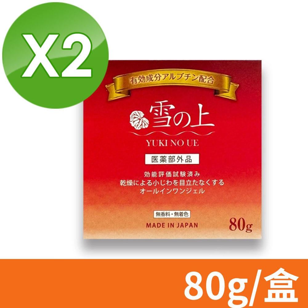 【YUKINOUE 雪之上】全效合一水凝霜 80g/盒 2入組(母親節送禮推薦)