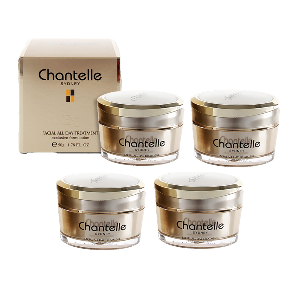 澳洲 Chantelle 全日滋養霜-獨家配方-即期良品2027年7月到期 (4入組 50g/罐)