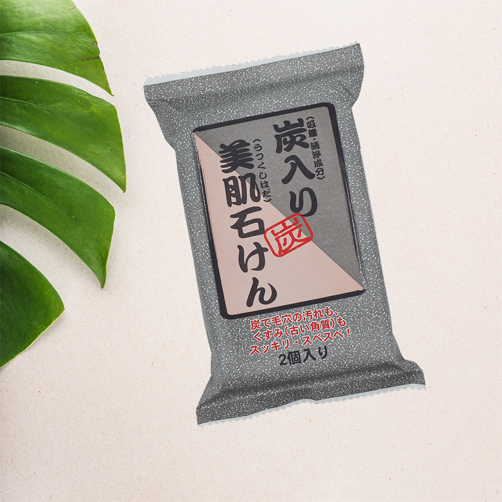 一品川流 日本製 Clover炭美肌皂-100g-2入x6組