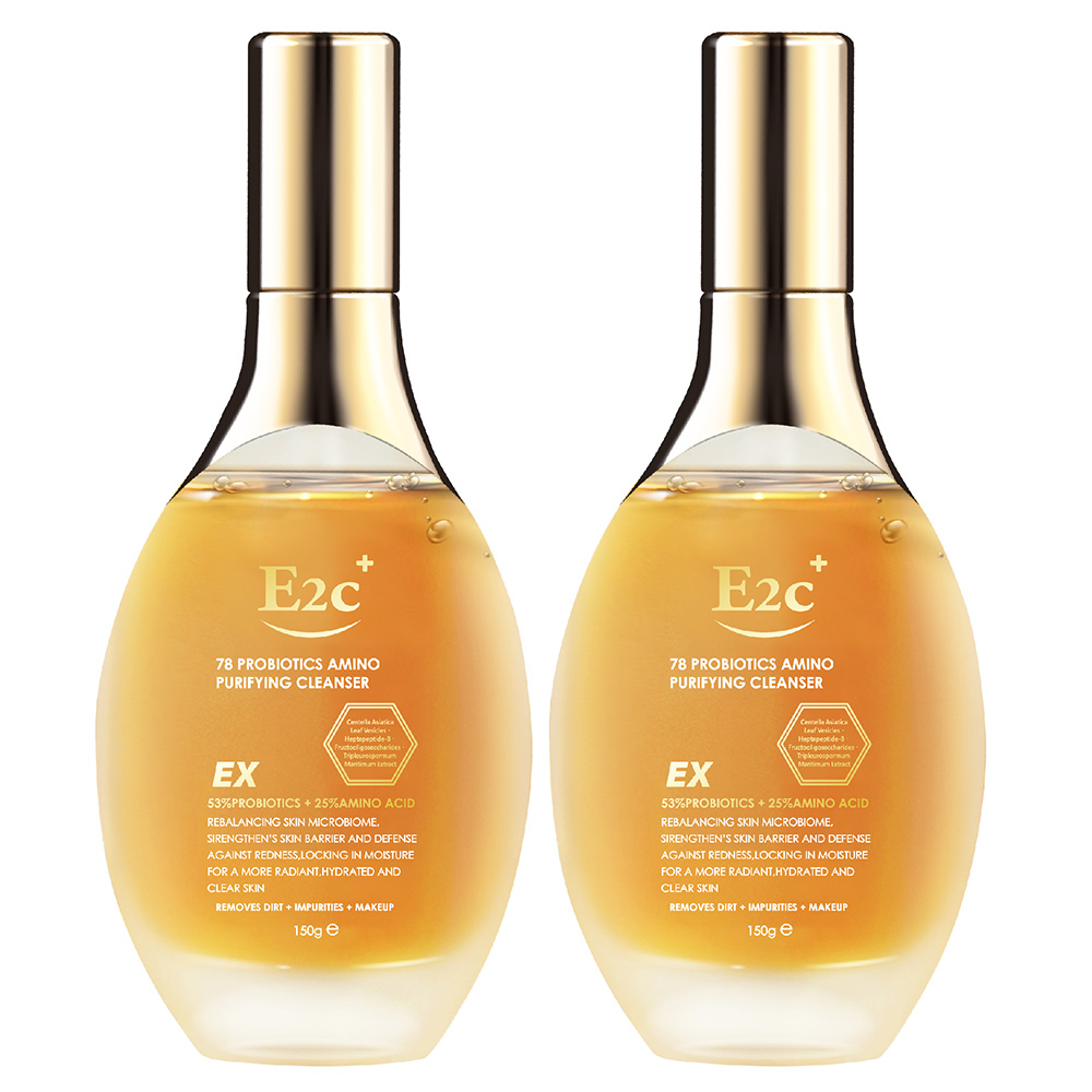 E2C 美肌殿堂 酵母胺基酸淨膚潔顏露150gX2入組