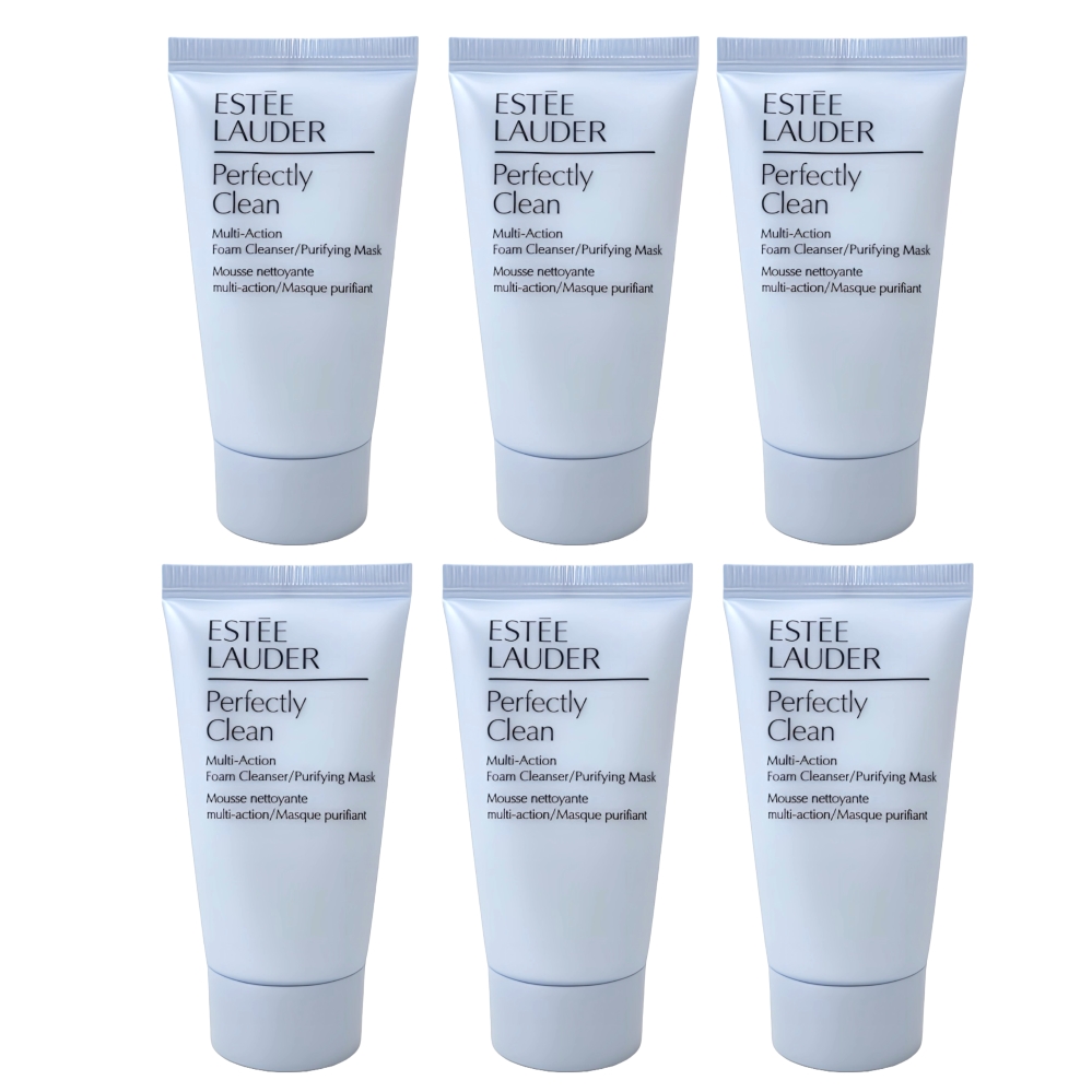 ESTEE LAUDER 雅詩蘭黛 細緻煥采雙效淨化潔面乳30ml *6入 超值特惠組合