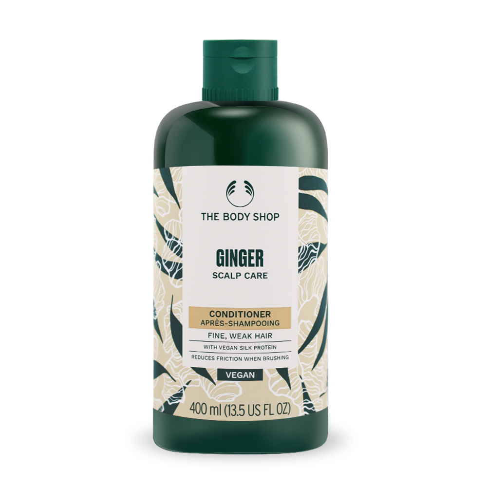 The Body Shop 美體小舖 薑根鏗活頭皮護髮乳(400ml)-國際航空版