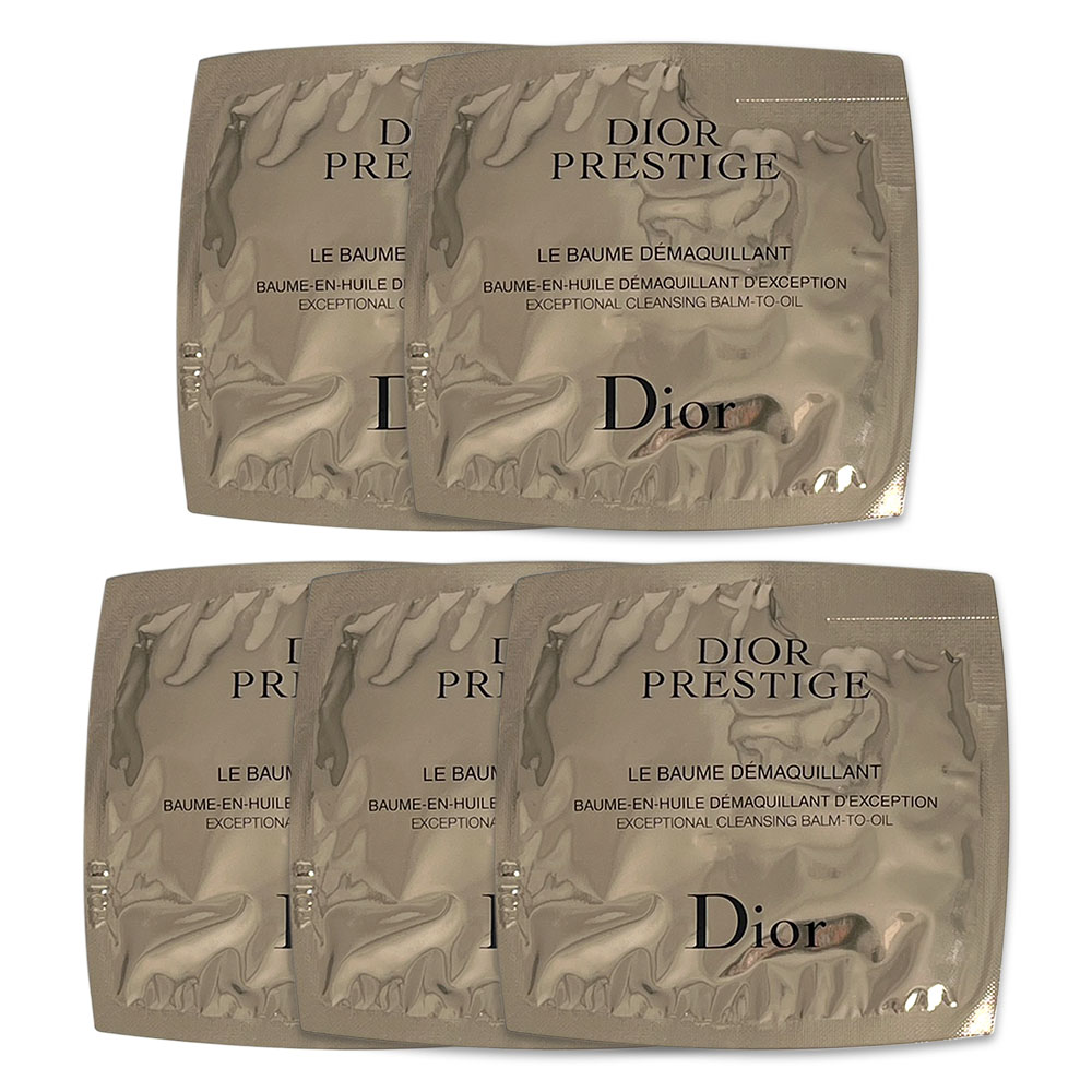 Dior 迪奧 精萃再生玫瑰卸妝霜 5ml x 5入組 PP包 試用包 旅行小樣