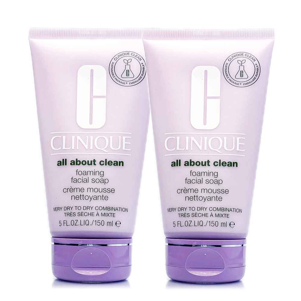 Clinique 倩碧 三步驟洗面膠200ml / 三步驟洗面慕斯150ml (此商品贈品標示) - 雙瓶組 (正統公司貨)
