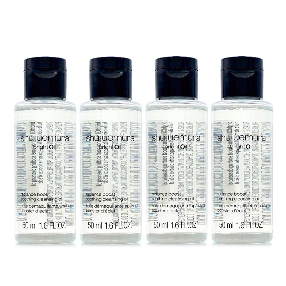 Shu Uemura 植村秀 人氣潔顏油50ml*4 - 酒粕(全新上市) / 黑米 - 任選 (正統公司貨)