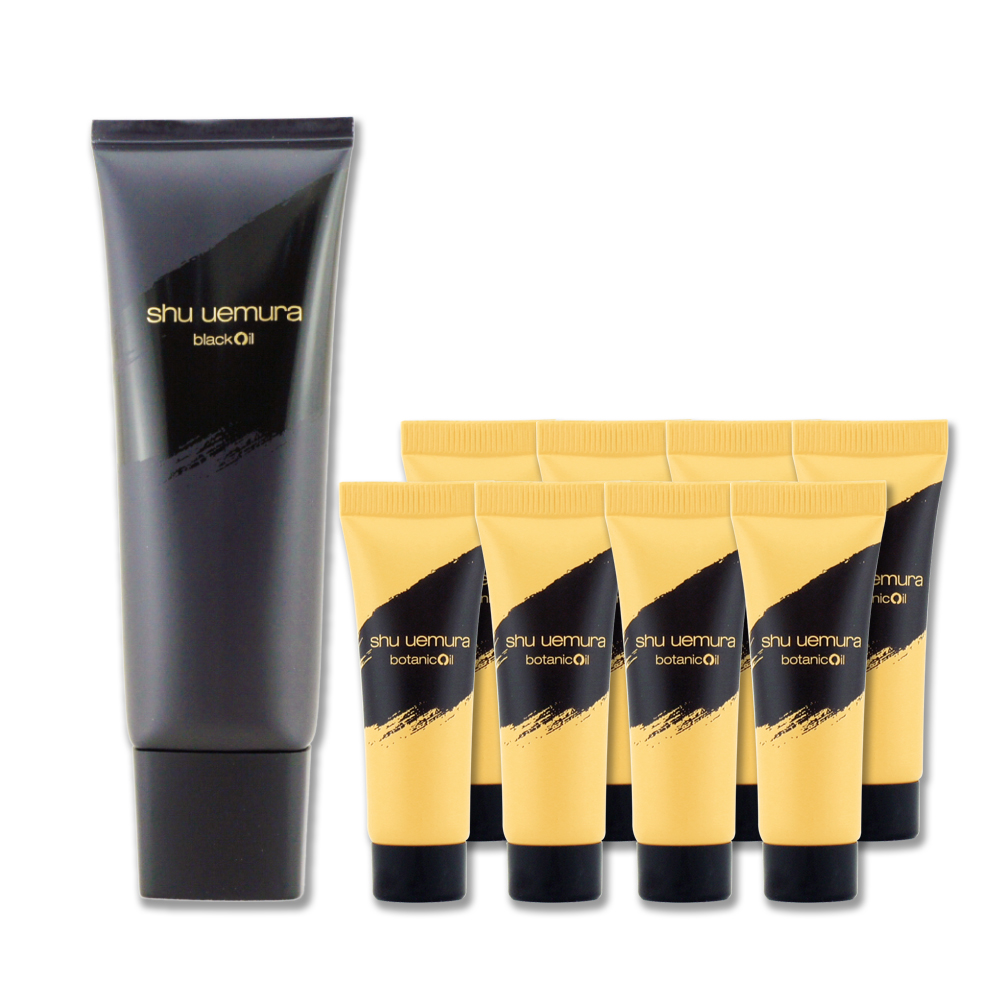 Shu Uemura 植村秀 黑米精萃潔顏乳 125ML + 柚子精萃潔顏乳 10ML x 8