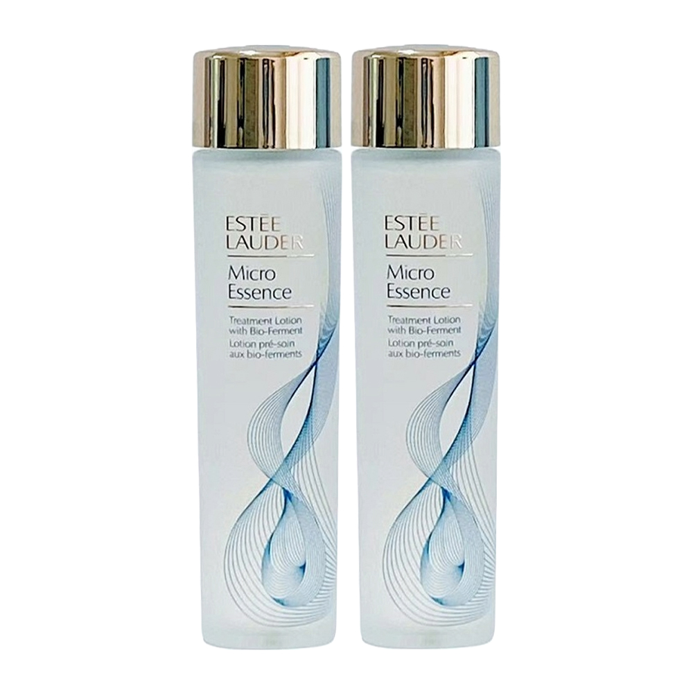 ESTEE LAUDER 雅詩蘭黛 微分子肌底原生露 200ml x2入組(化妝水/水精華/快速補水/平滑粉刺/保濕神水/禮物/送禮推薦) 國際航空版