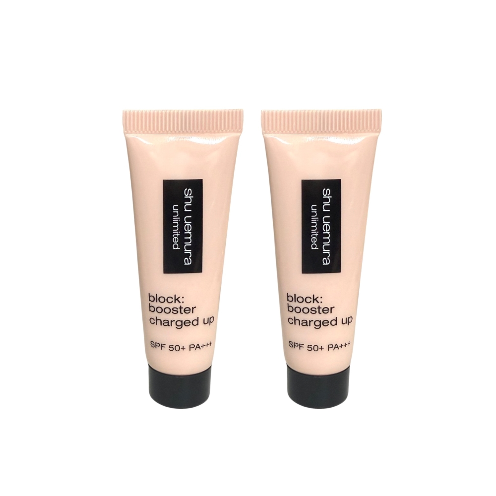 Shu Uemura 植村秀 無極限全效亮白精華防曬乳 SPF50+ PA+++ 10ml 粉色*2入 百貨專櫃貨