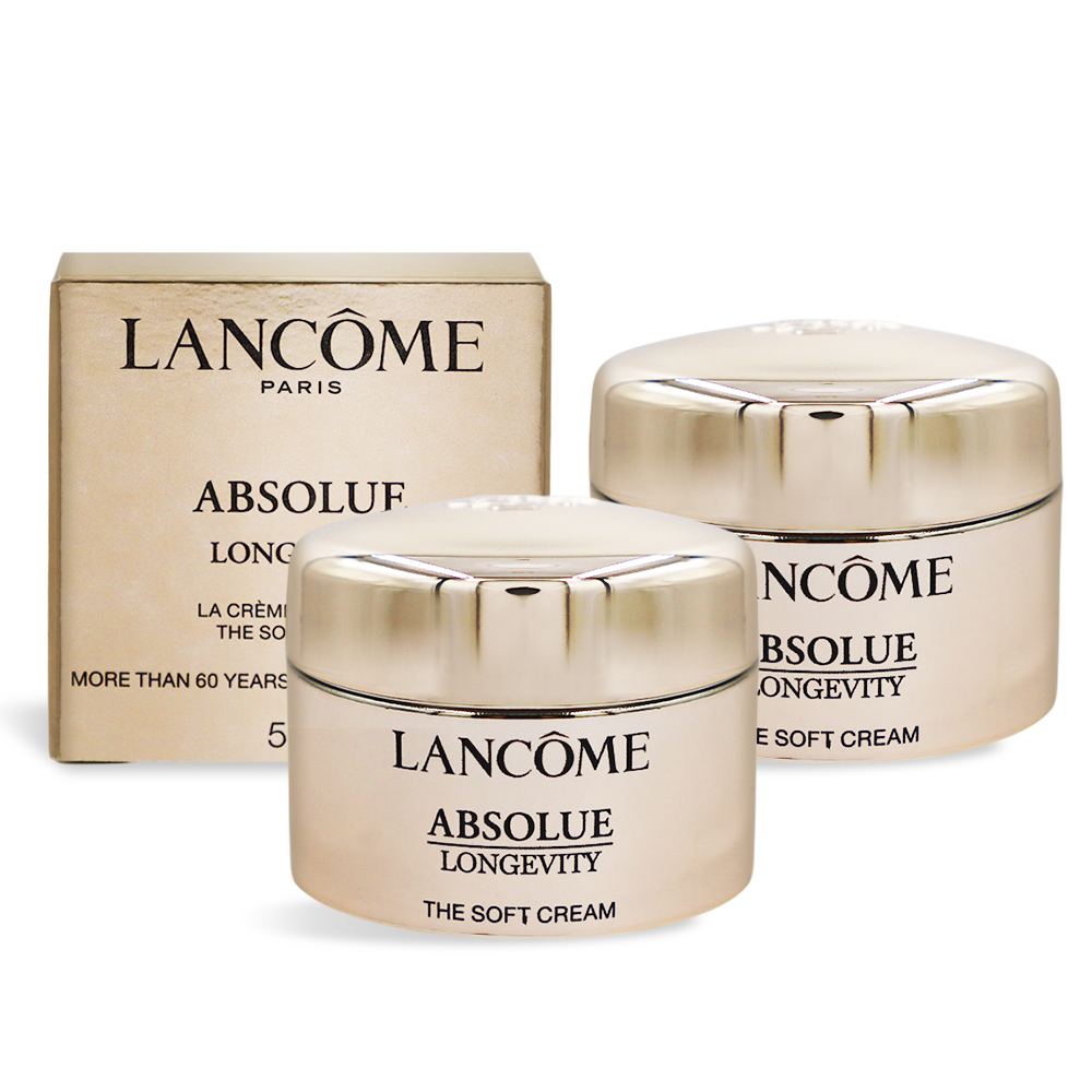 Lancome 蘭蔻 絕對完美永生玫瑰逆齡乳霜(5ml)X2-公司貨