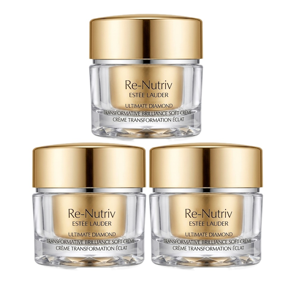 ESTEE LAUDER 雅詩蘭黛 白金級黑鑽松露逆時煥顏霜15ml 3入組 公司貨
