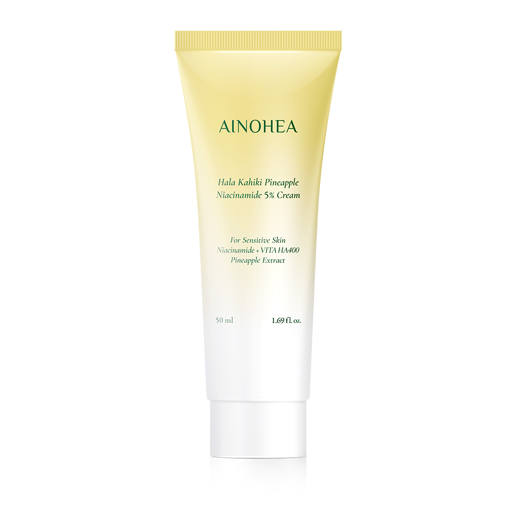Jollyard 潔麗雅 AINOHEA 艾若茵 鳳梨菸鹼醯胺5高效美白霜 50ml