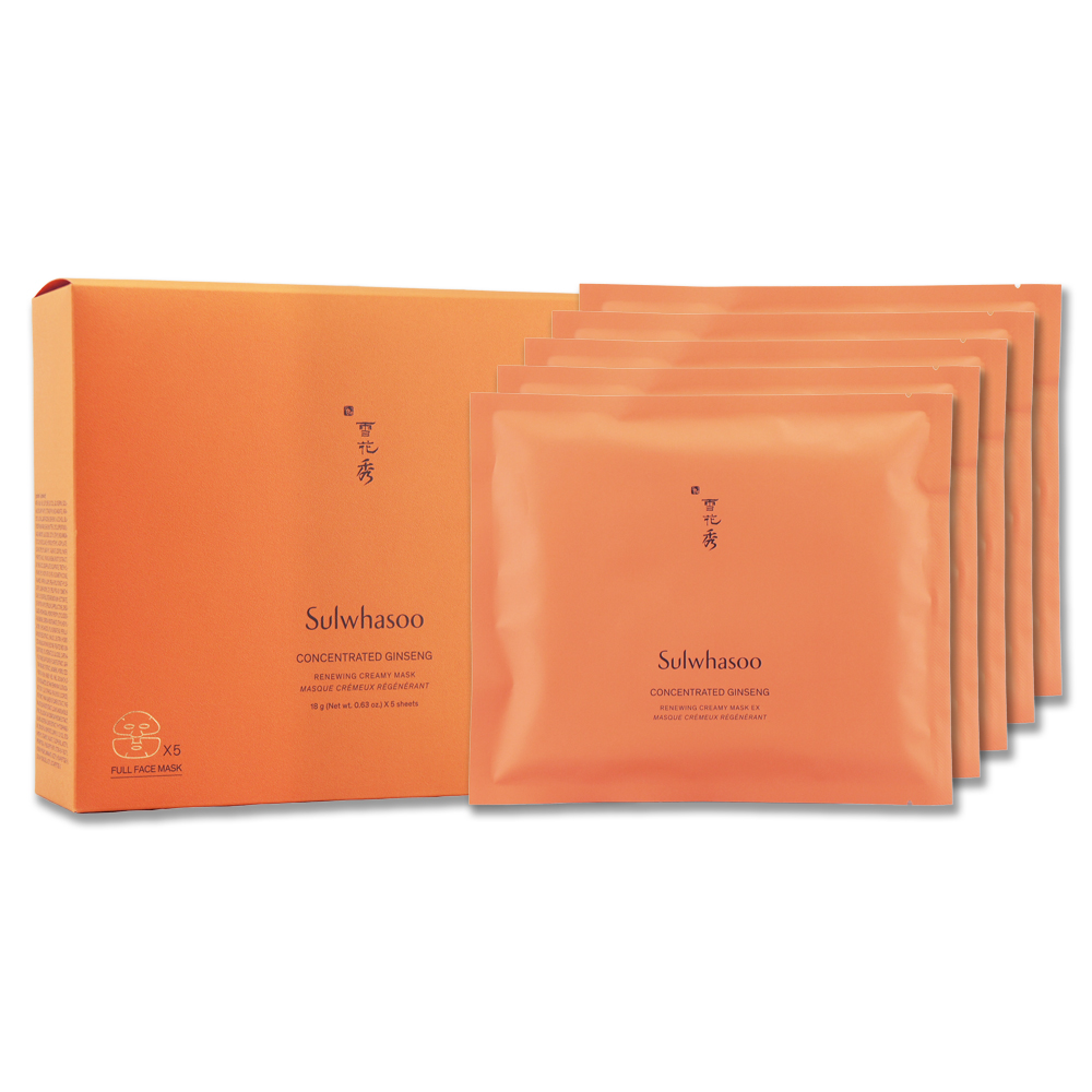 Sulwhasoo 雪花秀 滋陰蔘回彈霜面膜 18g x 5片/盒
