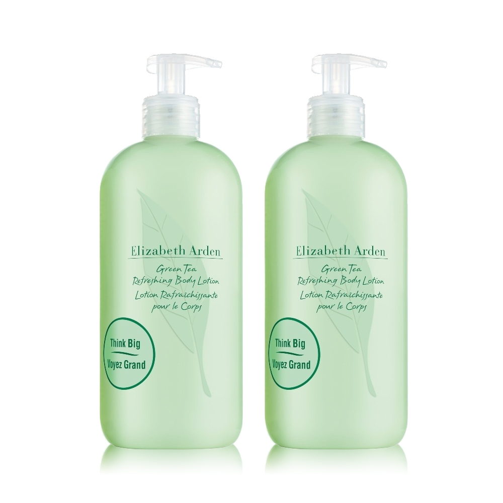 Elizabeth Arden 伊麗莎白雅頓 綠茶身體乳 500ml x 2入組★清新綠茶香/身體乳/乳液/禮物/送禮推薦 (國際航空版)
