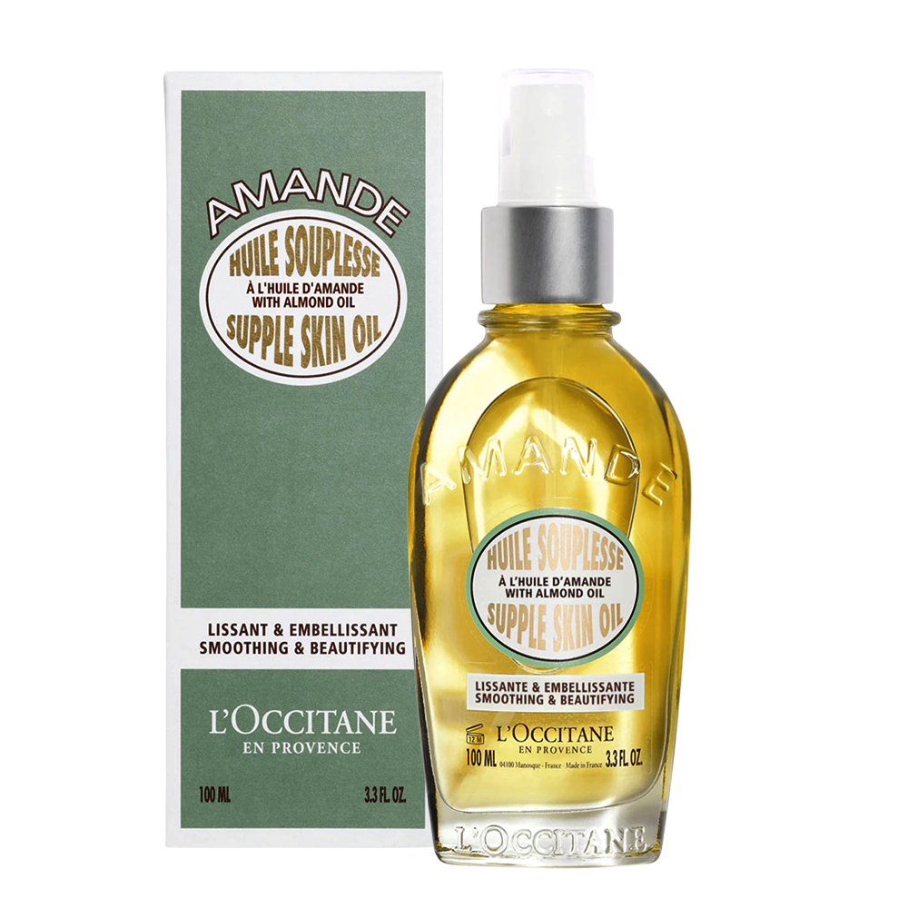 L'OCCITANE 歐舒丹 杏仁緊實美膚油100ml(國際航空版)