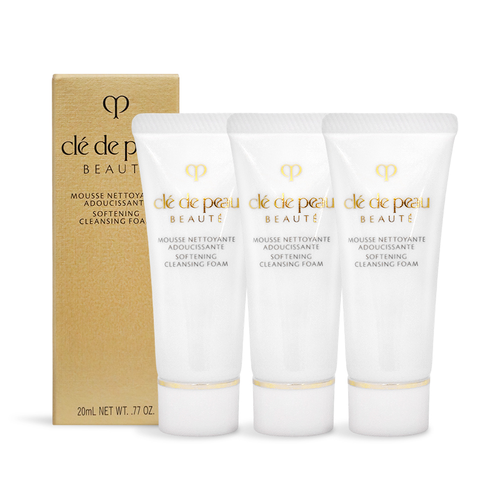 cle de peau 肌膚之鑰 精萃光采柔潤潔膚皂(20ml)X3-國際航空版