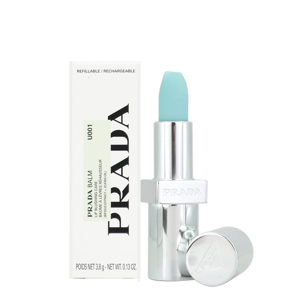 PRADA 普拉達 經典潤唇膏(3.8g) #U001莫測藍 ASTRA PINK [變色護唇膏]