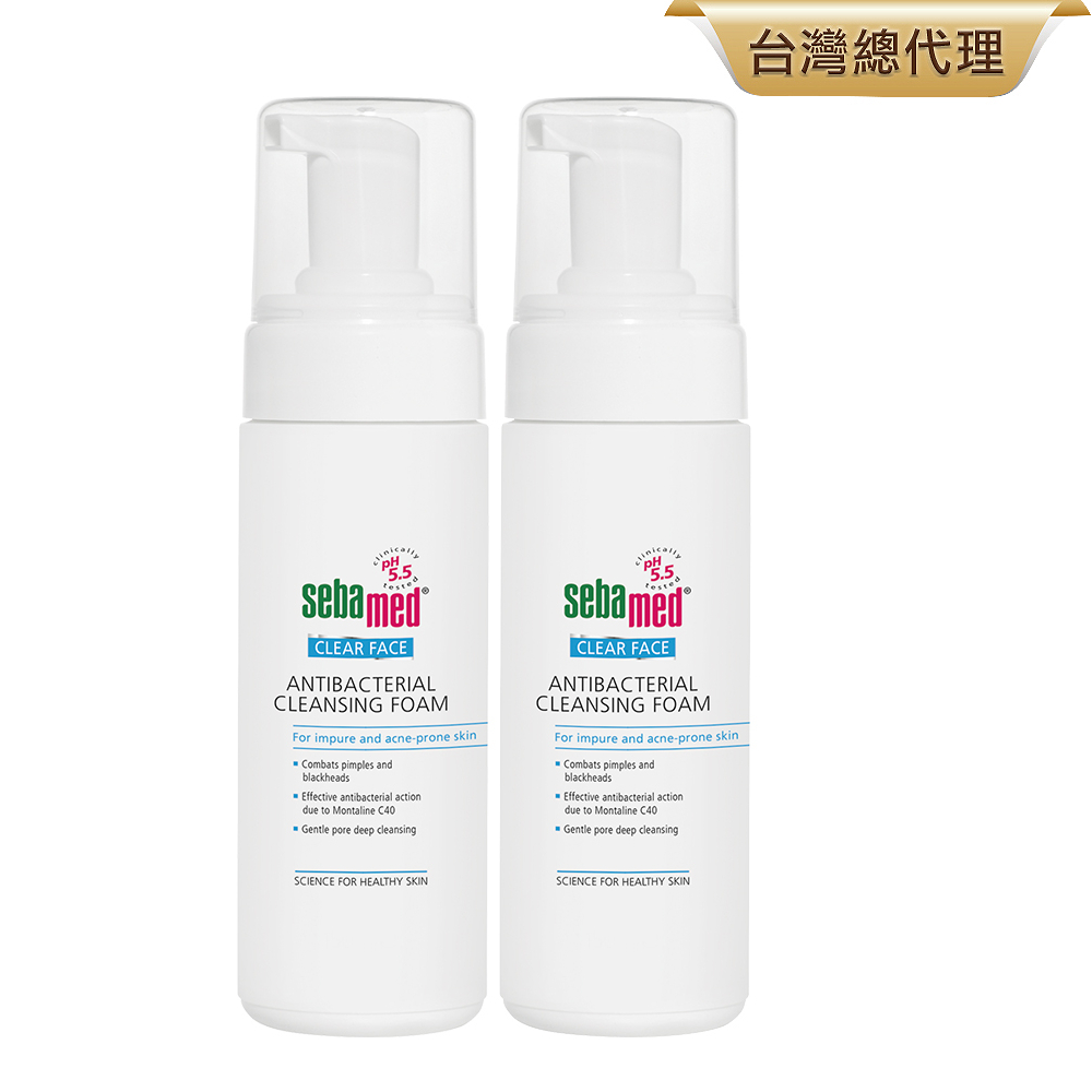 施巴痘淨潔面慕斯150ml 2入