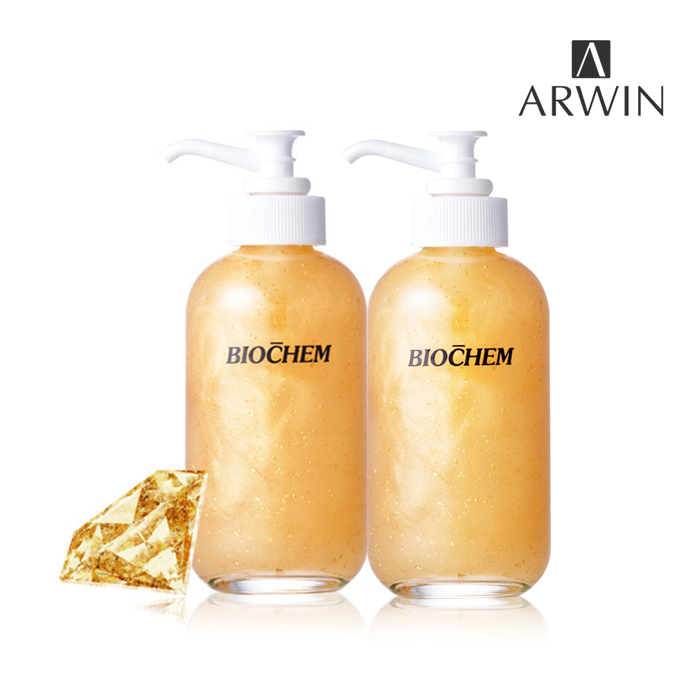 ARWIN 雅聞倍優 【BIOCHEM】黃金胎盤極緻金露120mlX2瓶精華液