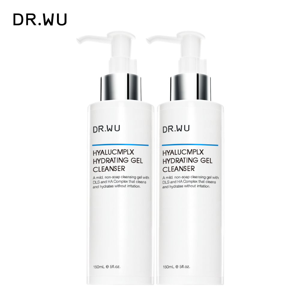 DR.WU 達爾膚 玻尿酸保濕潔顏凝露150ML 2入組