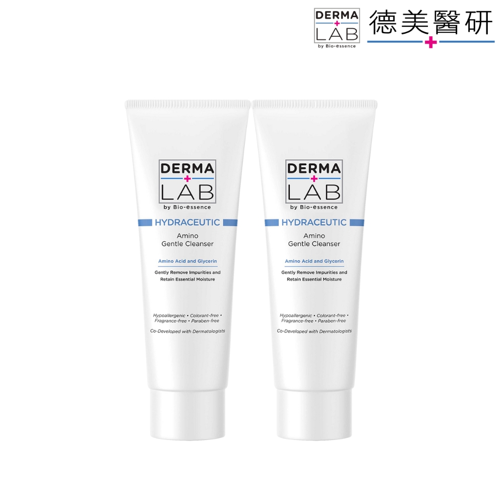 DermaLab 德美醫研 胺基酸親膚溫和潔顏乳100g(2入組)